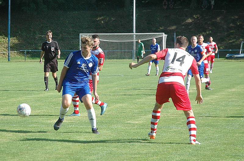 Štěchovice poslal do druhého kola poháru hattrickem Batka.