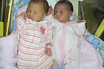 DVOJČÁTKA, dcerky Marii a Martinku Grundzovy, přivedla na svět maminka Anežka Grundzová 7. listopadu 2017. Marie vážila po narození 2,33 kg a Martince sestřičky po porodu navážily 2,34 kg. 