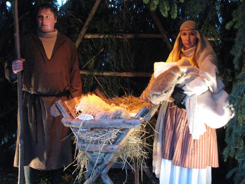 Lidé oslavili  narození Ježíška