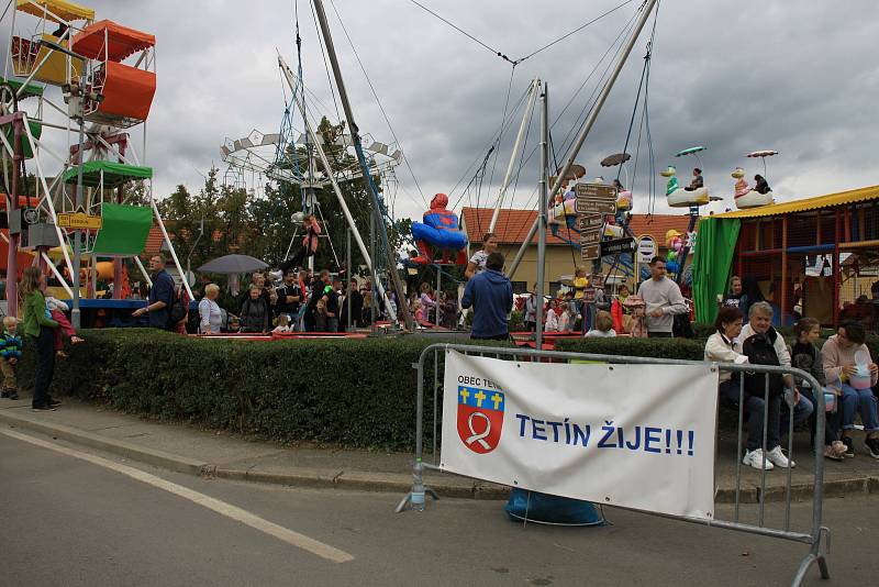 Lebka svaté Ludmily byla k vidění celý den. Poté Tetín opustila.