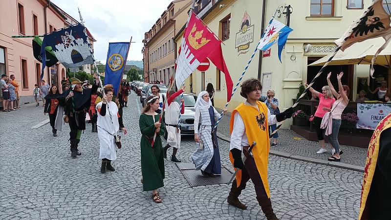 Průvod vévody Štěpána II. Bavorského dorazil do Berouna.