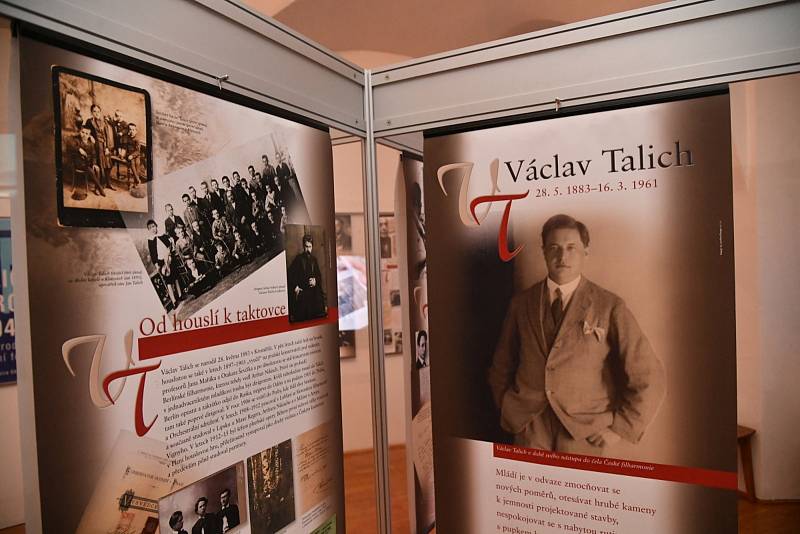 Z výstavy Václav Talich a hudební festival Talichův Beroun.