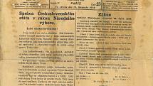 Zahraniční tisk Československá samostatnost vydávala Československá národní rada v letech 1916 - 1918.