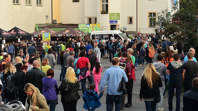 Koncert kapel Wohnout a Moped pro postiženou Editku. 