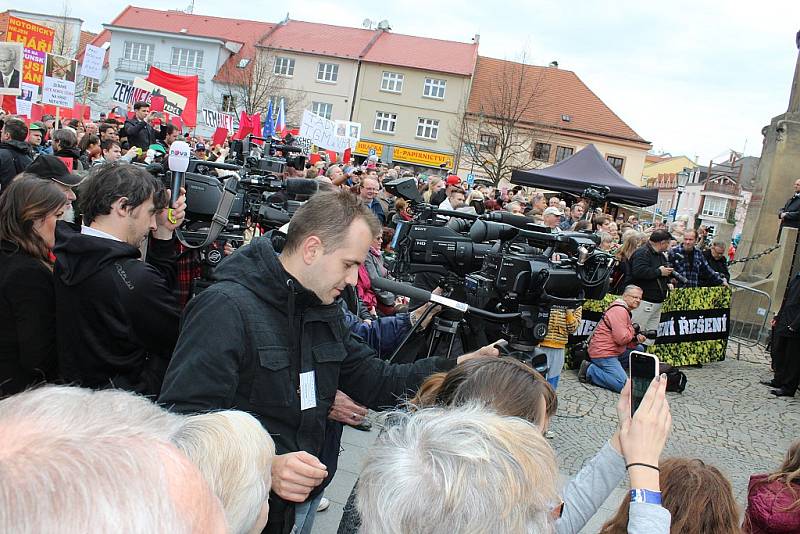 Prezident Miloš Zeman navštívil Beroun. 