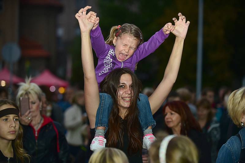 Koncert kapel Wohnout a Moped pro postiženou Editku. 