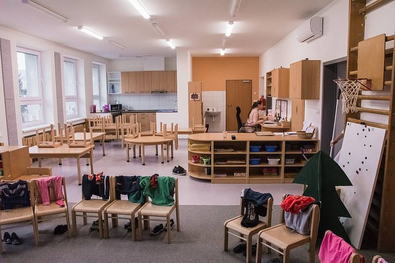 V mateřské škole Vrchlického v Berouně po kompletní rekonstrukci interiérů.