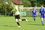 Fotbalová I. B třída: Králův Dvůr B - Hořovicko B 7:1. V derby rezerv byli lepší Cábelíci (v zeleném).