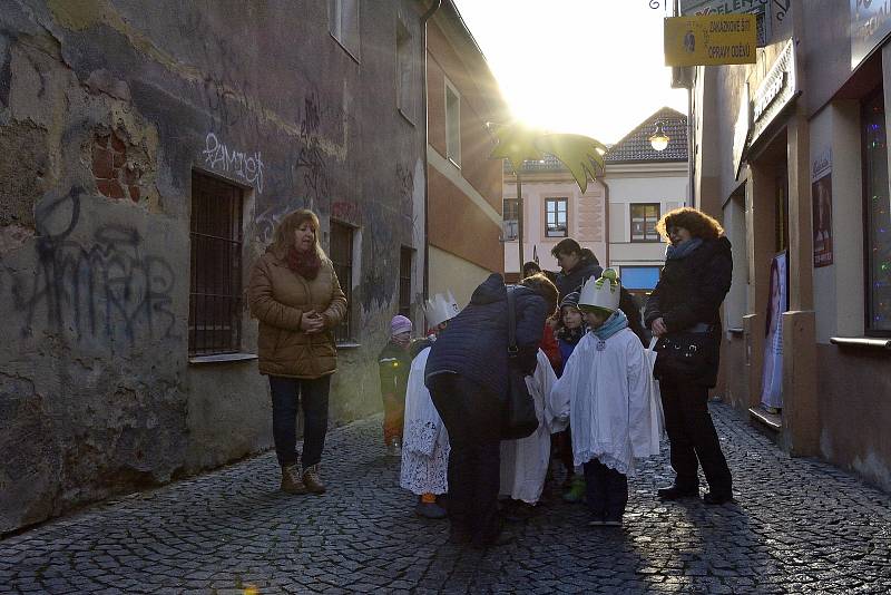 Do ulic Berouna vyrazili malí koledníci