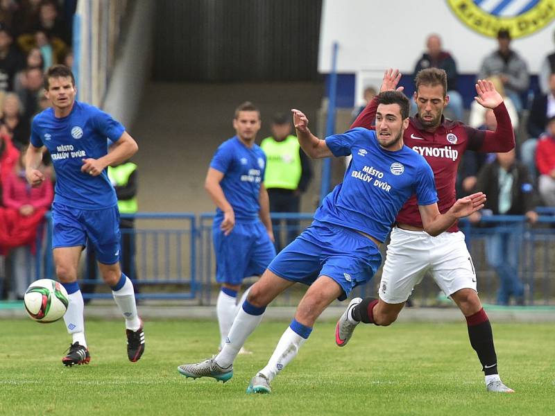 FK Králův Dvůr - AC Sparta Praha 1:1, pen. 4:5; 3. kolo MOL Cupu; 23. září 2015