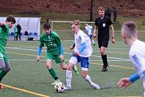 David Špicl jako hlavní rozhodčí v zápase Hořovice U15 - Vlašim U15.