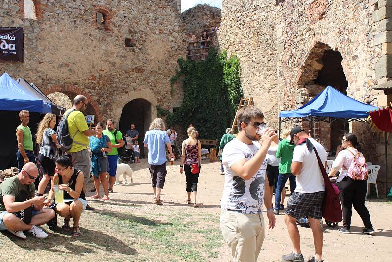 Stovky lidí a zejména rodiny s dětmi vyrazily v sobotu na hrad Točník, kde se konal další ročník akce Oživlá historie.