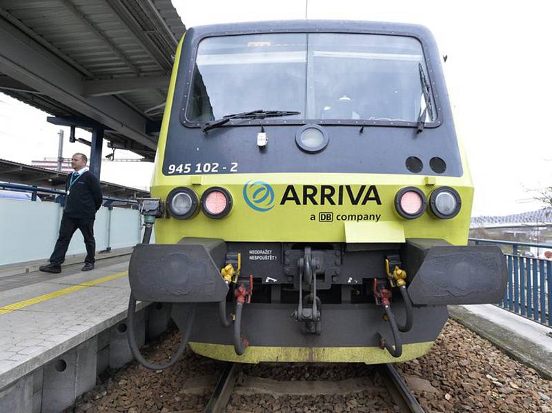 Vlak společnosti Arriva.