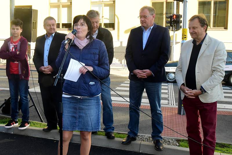 Otevření slavnostní přechod Jungmannova základní škola Beroun.