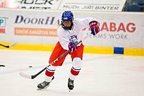 Talentovaná Viktorie Jílková v hokejovém