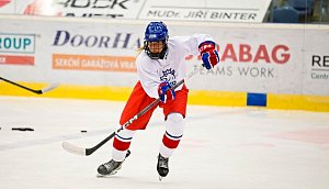 Talentovaná Viktorie Jílková v hokejovém