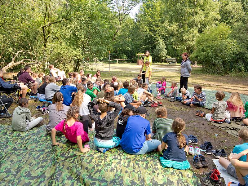Táborový klub Zálesák Liteň tradičně pořádá letní stanové tábory.