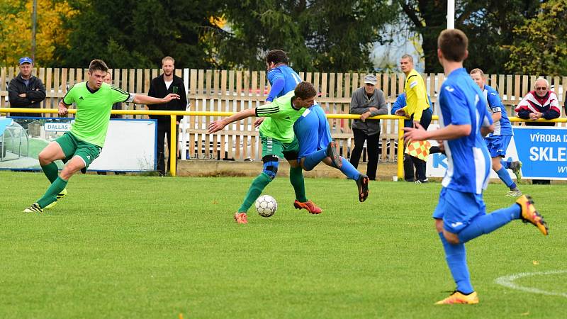 Poměrem 0:1 prohráli fotbalisté Hostomic v I. B třídě s Dobříčí.