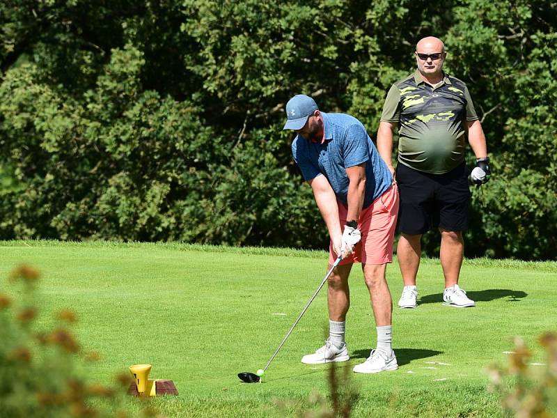 Z mistrovského turnaje golfového klubu v Berouně.