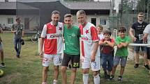 Na hřišti se představilo mnoho týmů včetně staré gardy Slavie.