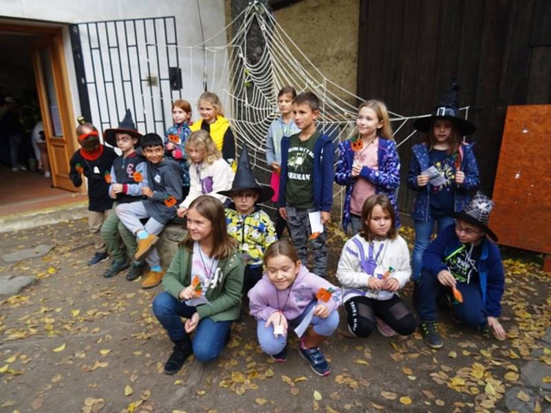 Oslava Halloweenu v podání družiny v Závodí.