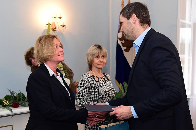 Ze setkání pracovníků školství z Berounska a Hořovicka na radnici v Berouně.