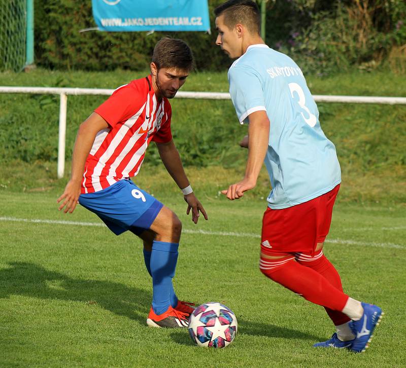 ČLU Beroun vs. Klatovy (v modrém).