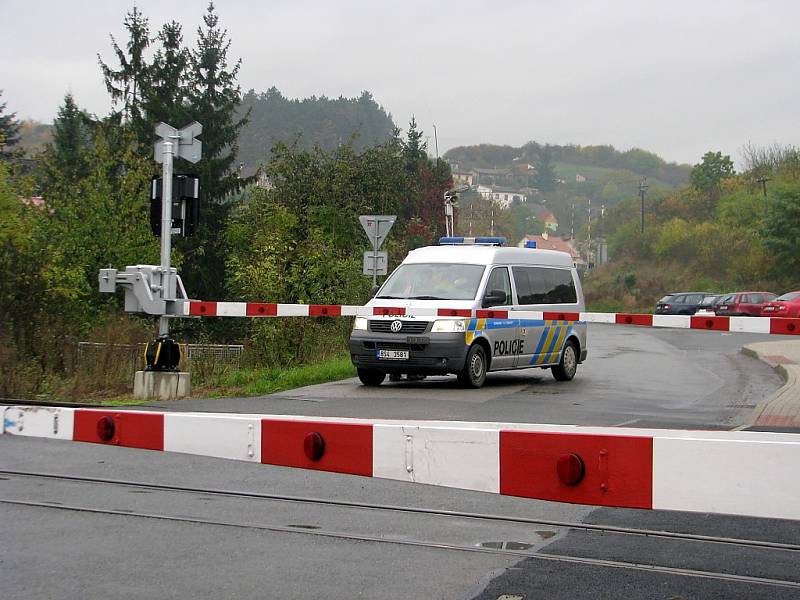 Nehoda na berounském přejezdu