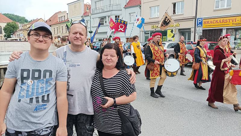 Průvod vévody Štěpána II. Bavorského dorazil do Berouna.