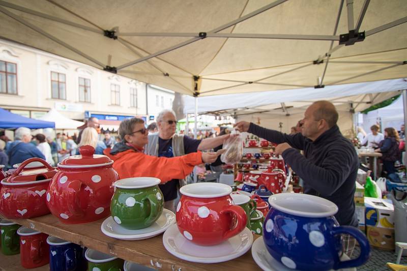 Hrnčířské trhy v Berouně 2017. 