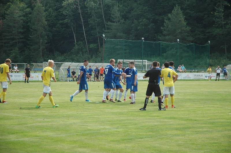 Divizní fotbalové utkání: FK Hořovicko - FK Jindřichův Hradec 1910 4:2 (0:1).