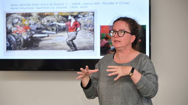 Králodvorské podvečery: z přednášky edukátorky Moniky Švec Syblové o malíři Františku Kupkovi.