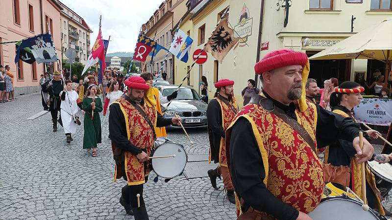 Průvod vévody Štěpána II. Bavorského dorazil do Berouna.