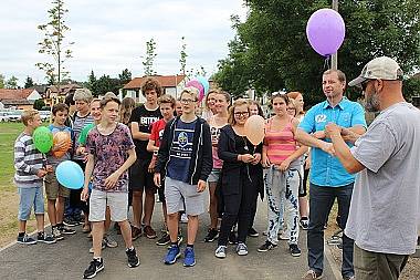 Otevření zrevitalizovaného prostoru po bývalém autobusovém nádraží v Berouně - Závodí. 