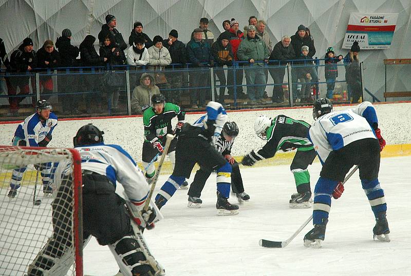 Hokejisté Spartaku Žebrák porazili Velc Žilina 6:4.