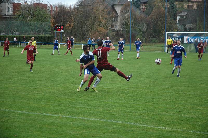 Fotbalový krajský přebor: FK Komárov - FK Bohemia Poděbrady 3:1 (2:0).