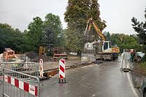 V pondělí začala druhá etapa budování splaškové kanalizace v Berouně na Zavadilce.
