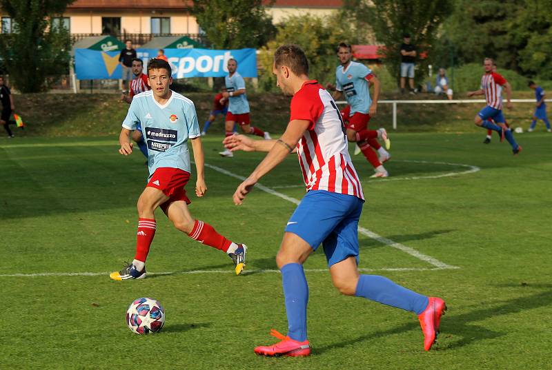 ČLU Beroun vs. Klatovy (v modrém).