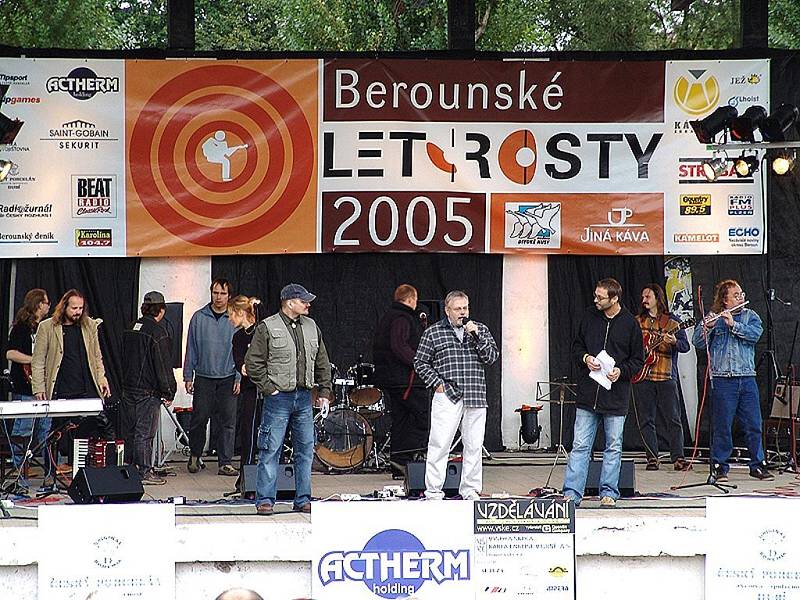 Hudební festival Berounské Letorosty zahajuje každý rok zakladatel této jedinečné akce senátor Jiří Oberfalzer.