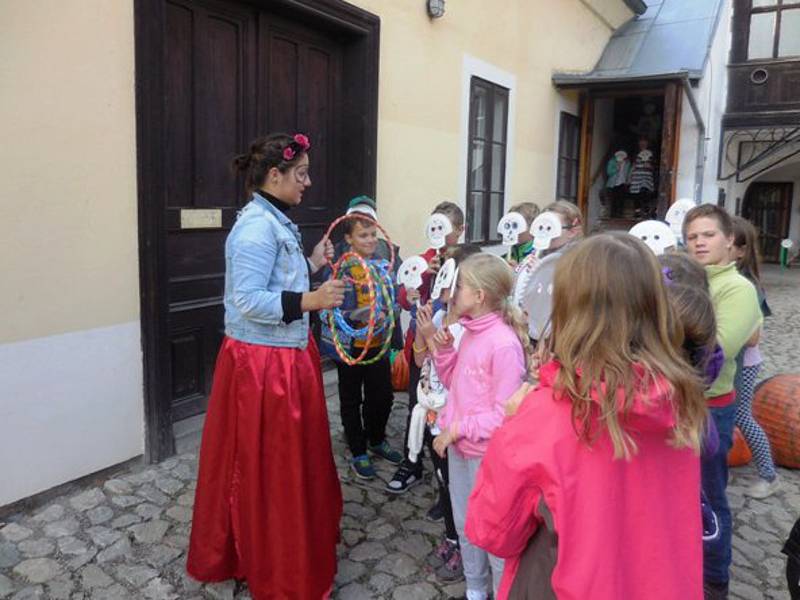 Halloweenské odpoledne v Muzeu Českého krasu.