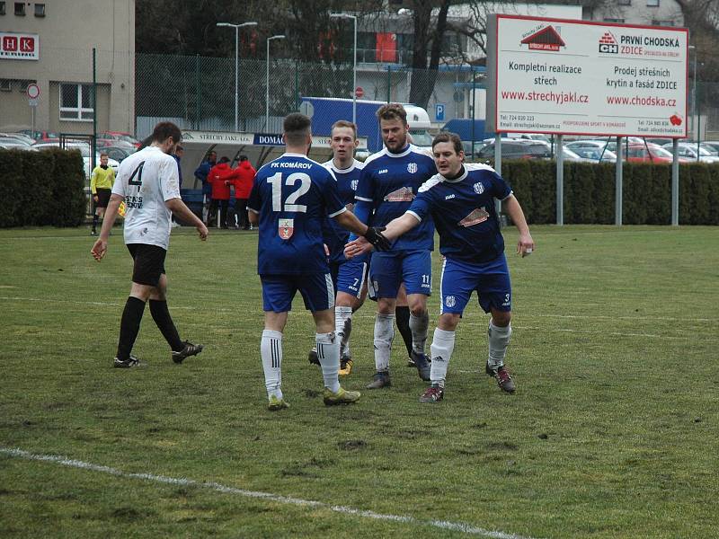 Fotbalový krajský přebor: FK Komárov - TJ Sokol Nespeky 2:0 (1:0).