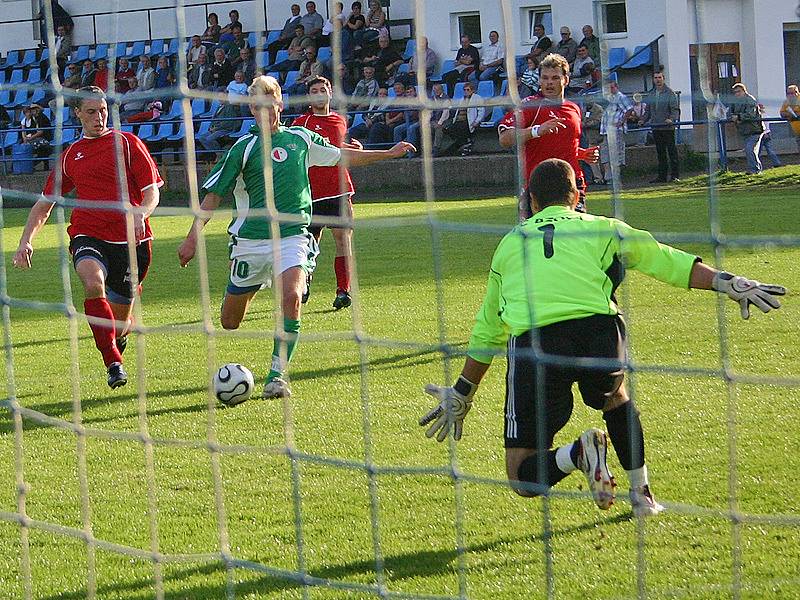 Momentka z divizního utkání Bzová - Vejprnice