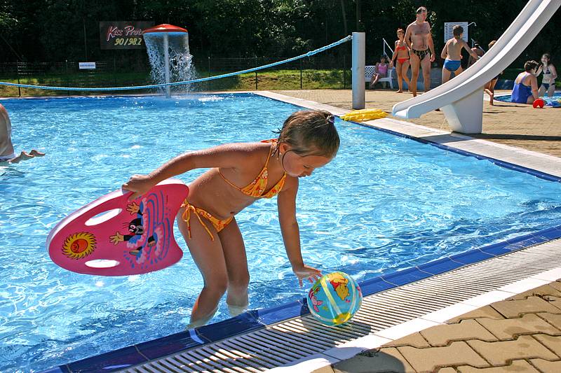 Hořovický aquapark nabízí mnoho atrakcí