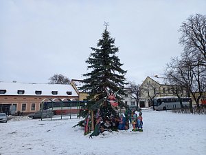 Vánoční strom Hostomice.