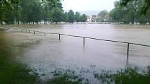 Povodně v Berouně - neděle 2. června 2013.