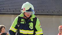 Z hasičské soutěže 'Toughest Firefighter Alive - Nejtvrdší hasič přežije' v Broumech.