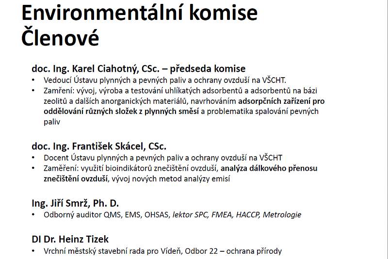 S doporučeními expertů z takzvané environmentální komise, jež by měla pomoci omezit okolí obtěžující zápach z výrobny granulí pro zvířata v Chrášťanech, seznámili novináře zástupci firmy Vafo Praha a Vysoké školy chemicko-technologické v Praze.