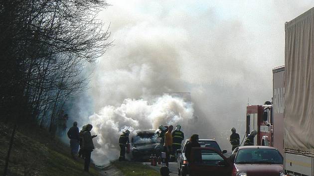 Nehoda na dálnici D5