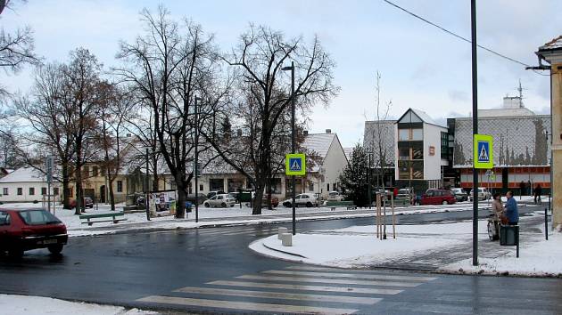 Hostomické Tyršovo náměstí