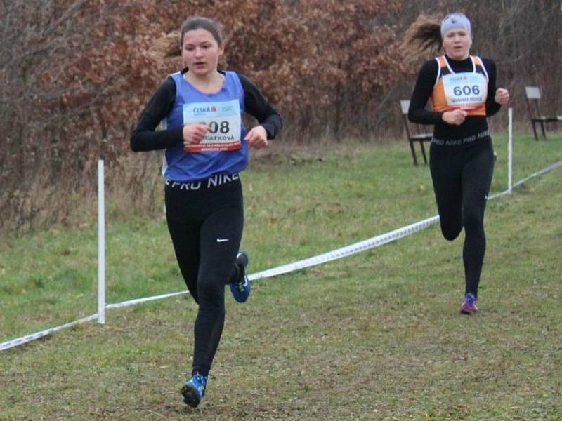 Mezi dorostenkami doběhla Tereza Placatková (608) na třetím místě.